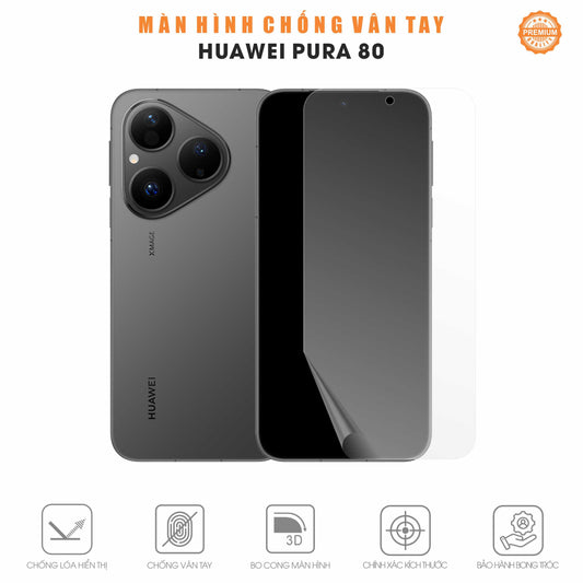 Miếng Dán Màn Hình Chống Vân Tay Huawei Pura 80