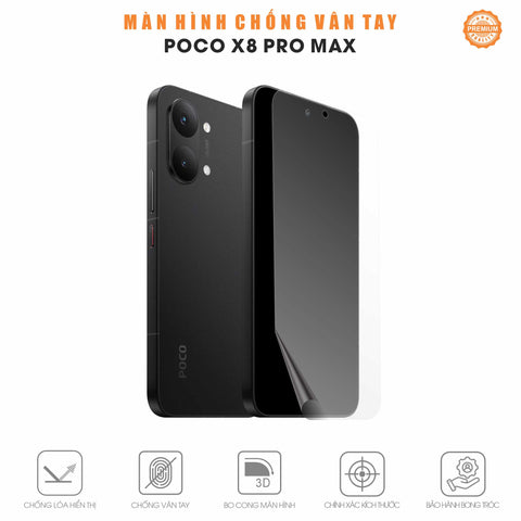 Miếng Dán Màn Hình Chống Vân Tay POCO X8 Pro Max