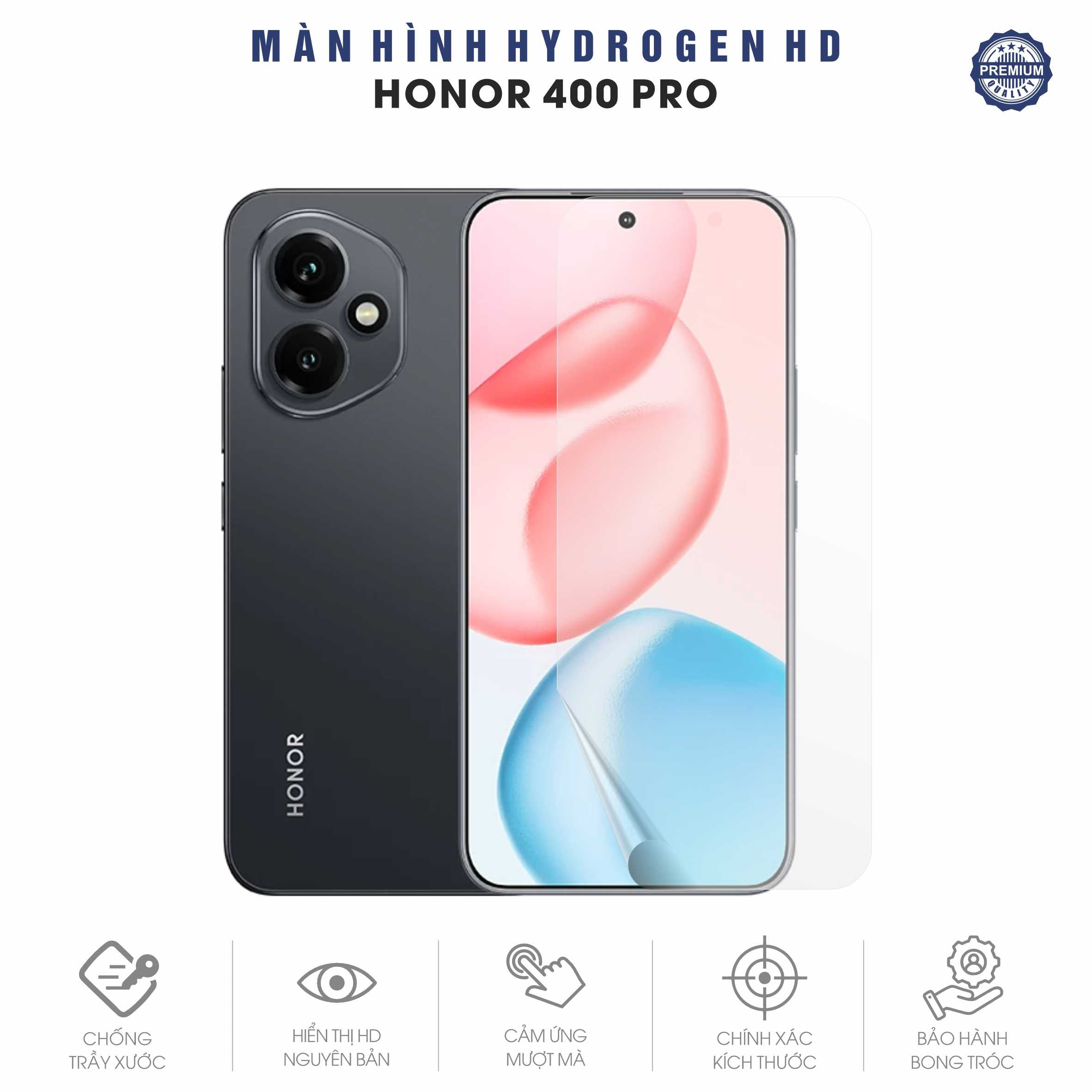 Miếng Dán Màn Hình Hydrogen HD Honor 400 Pro