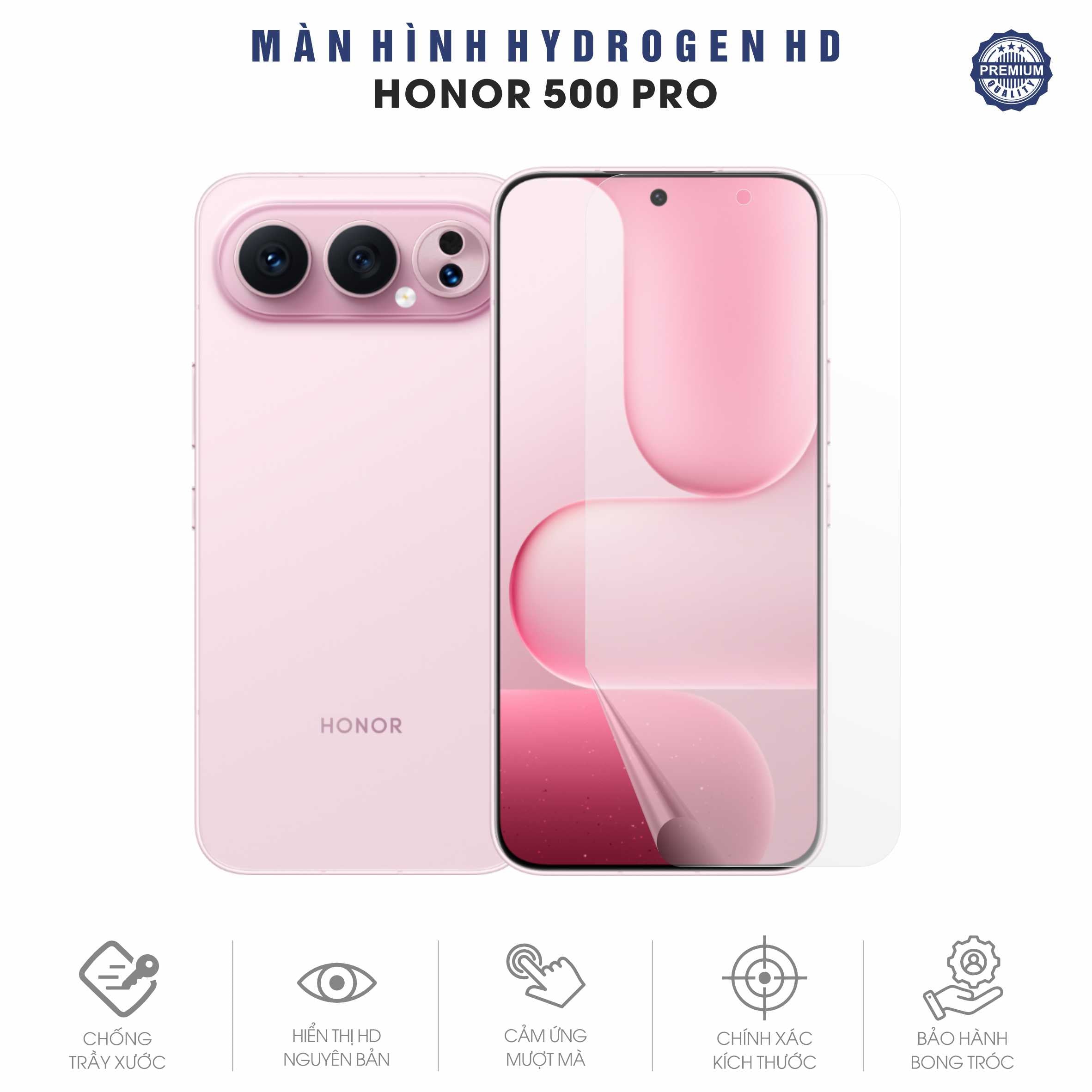 Miếng Dán Màn Hình Hydrogen HD Honor 500 Pro