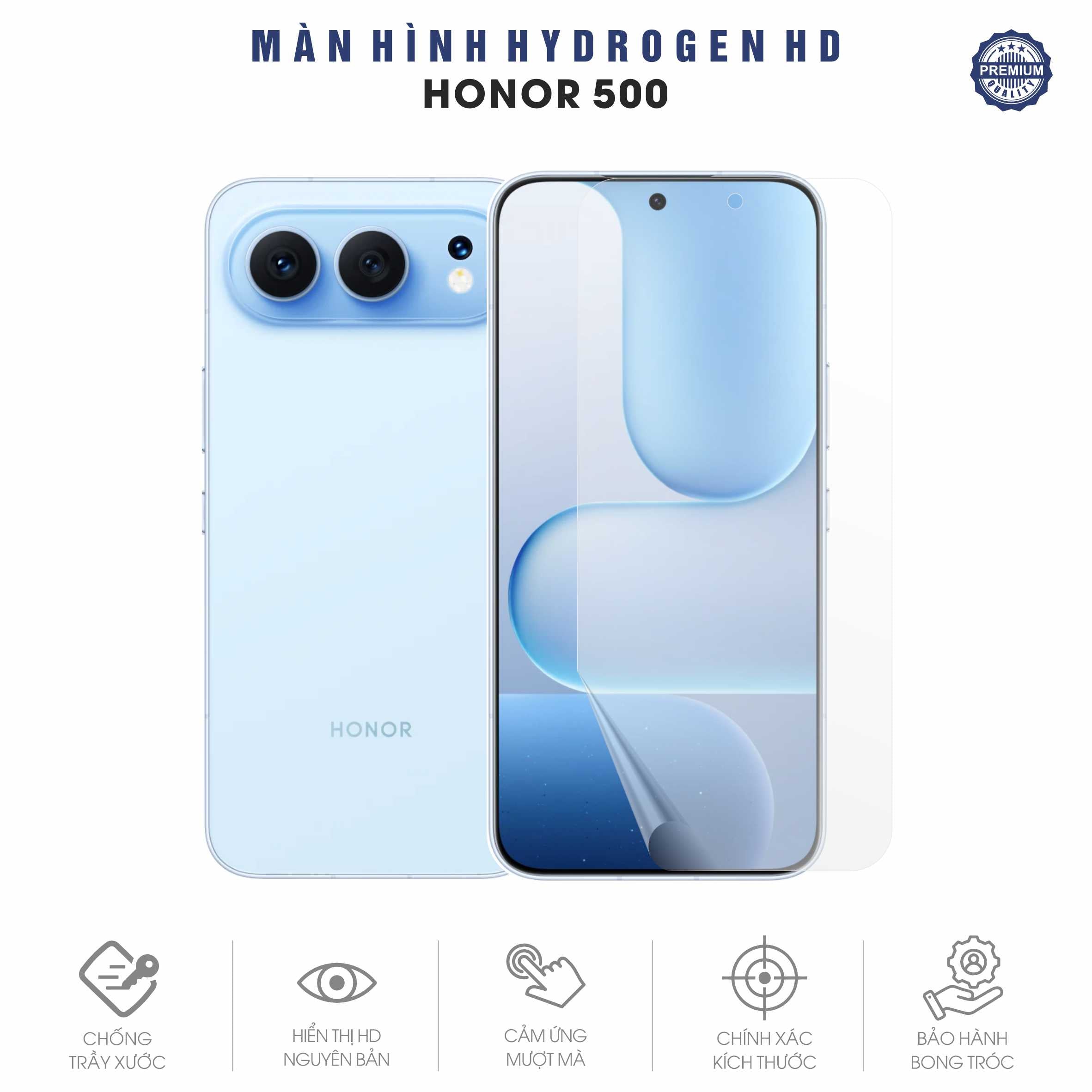 Miếng Dán Màn Hình Hydrogen HD Honor 500