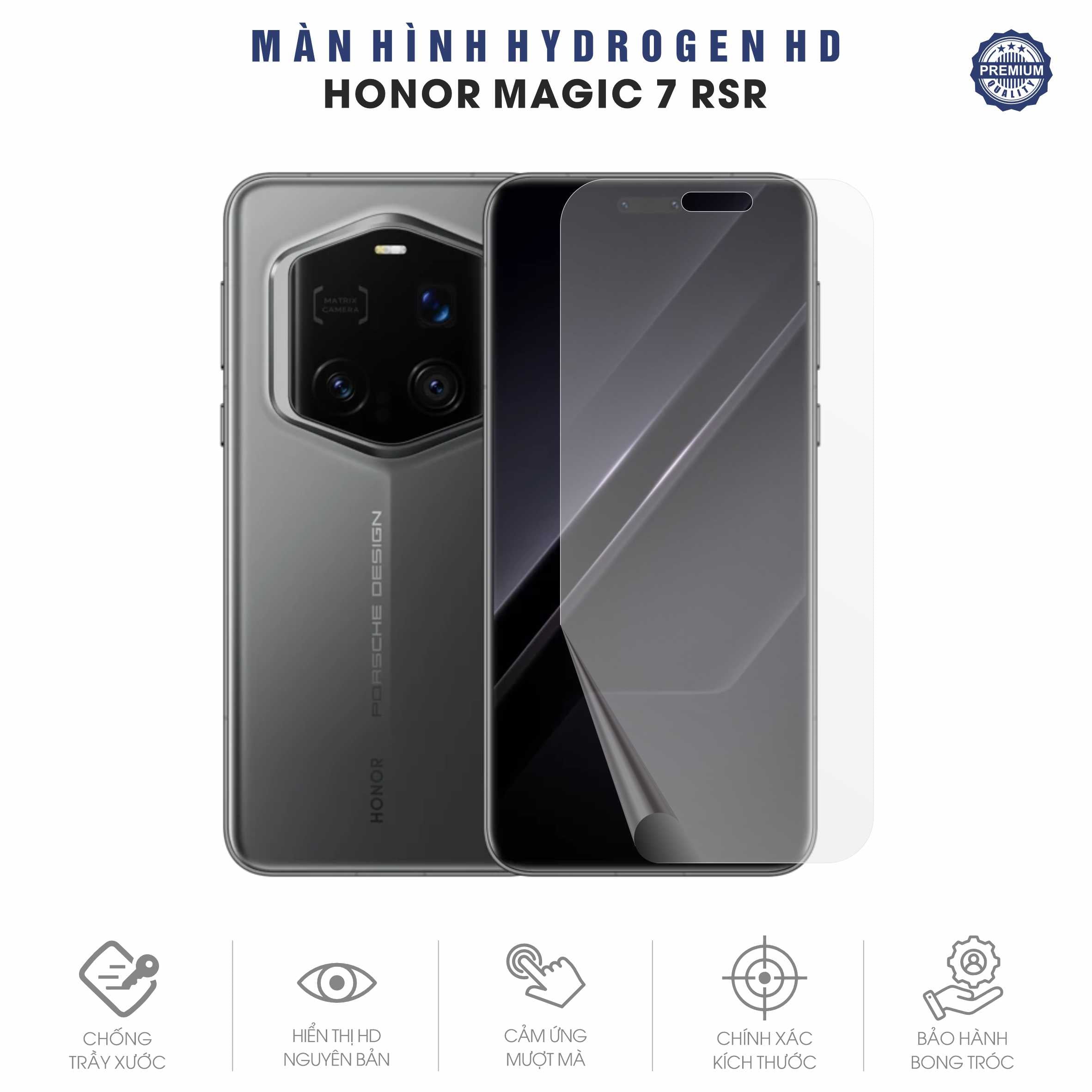 Miếng Dán Màn Hình Hydrogen HD Honor Magic 7 RSR