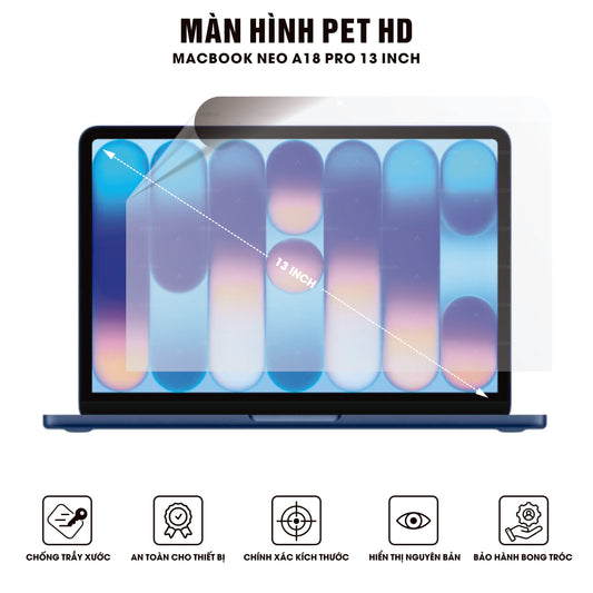 Miếng Dán Màn Hình PET HD Macbook Neo