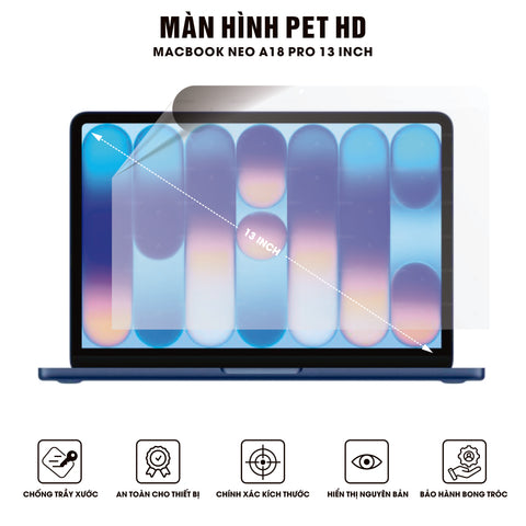 Miếng Dán Màn Hình PET HD Macbook Neo