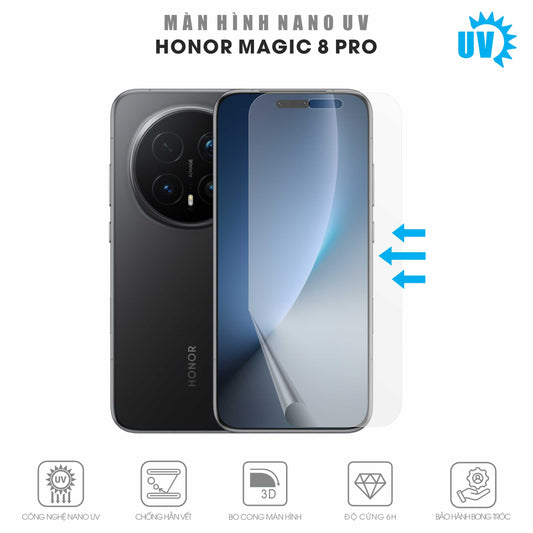 Miếng Dán Màn Hình Nano UV Honor Magic 8 Pro