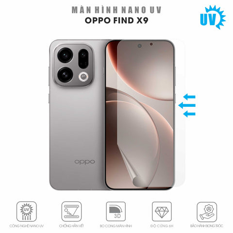 Miếng Dán Cường Lực Màn Hình Oppo Find X9 Nano UV