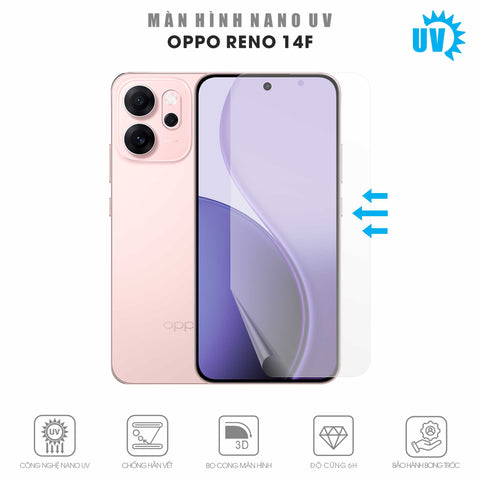 Miếng Dán Màn Hình Nano UV Oppo Reno14 F