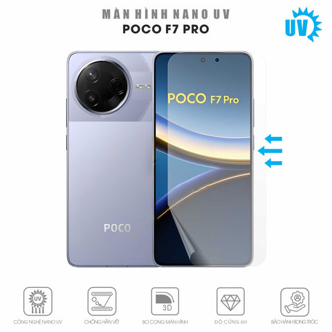 Miếng Dán Màn Hình Nano UV Poco F7 Pro