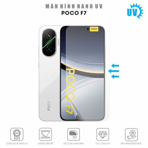 Miếng Dán Màn Hình Nano UV Poco F7