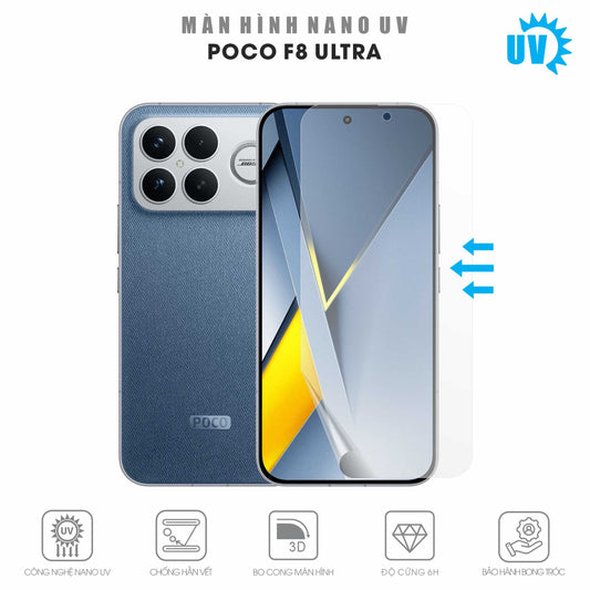 Miếng Dán Màn Hình Nano UV Poco F8 Ultra