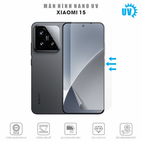 Miếng Dán Màn Hình Nano UV Xiaomi 15 | Pro | Ultra | 15T | 15T Pro