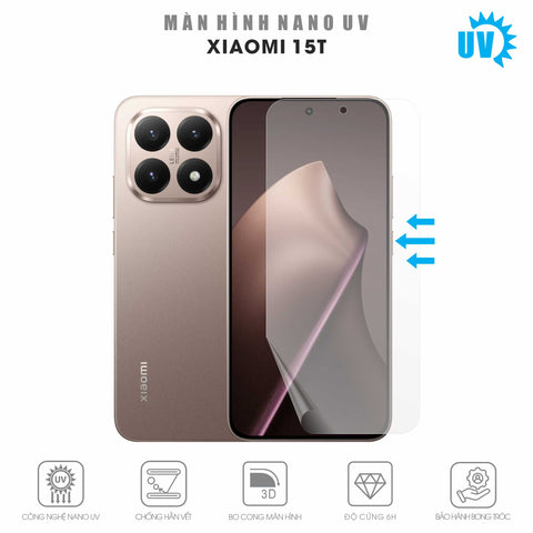 Miếng Dán Màn Hình Nano UV Xiaomi 15 | Pro | Ultra | 15T | 15T Pro