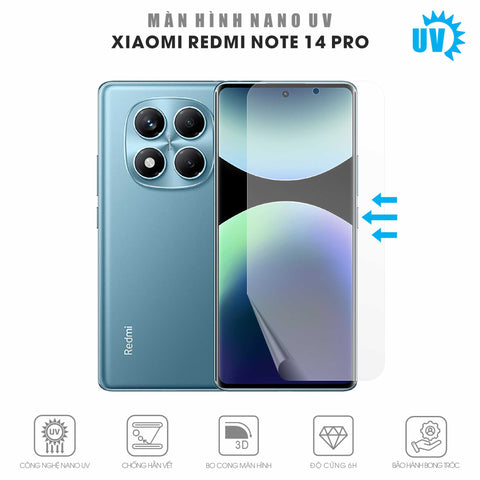 Miếng Dán Màn Hình Nano UV Redmi Note 14 Pro