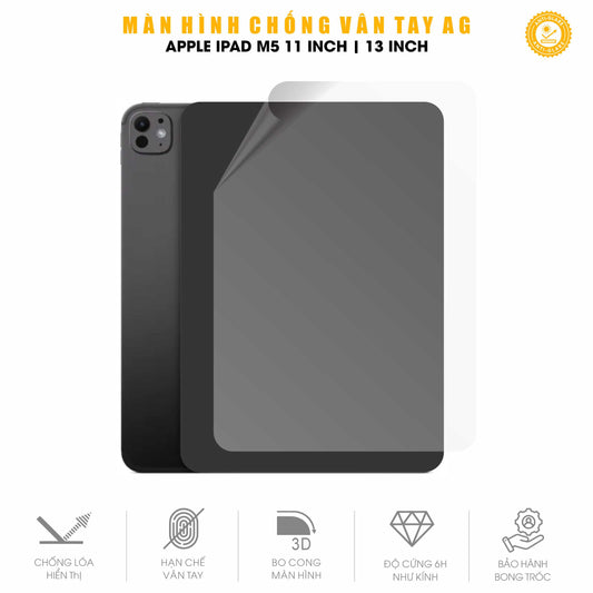 Miếng Dán Màn Hình Nhám Chống Vân Tay Ipad Pro M5 11 inch | 13 inch