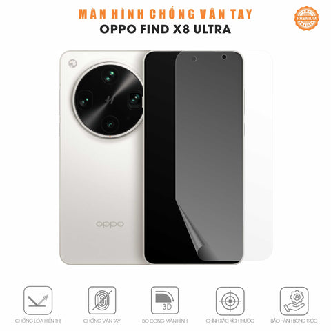 Miếng Dán Màn Hình Chống Vân Tay Oppo Find X8 Ultra