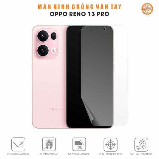 Miếng Dán Màn Hình Chống Vân Tay Oppo Reno13 Pro