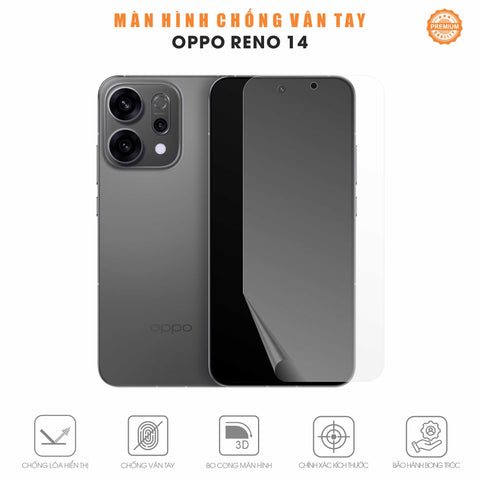 Miếng Dán Màn Hình Chống Vân Tay Oppo Reno14