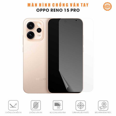Miếng Dán Màn Hình Chống Vân Tay Oppo Reno15 Pro 5G