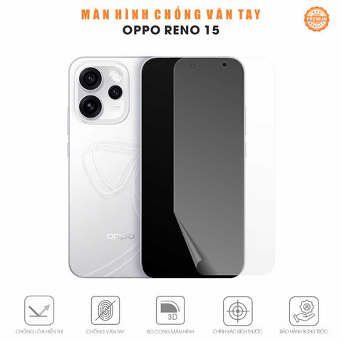 Miếng Dán Màn Hình Chống Vân Tay Oppo Reno15 5G