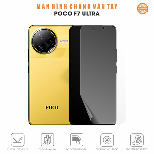 Miếng Dán Màn Hình Chống Vân Tay Poco F7 Ultra