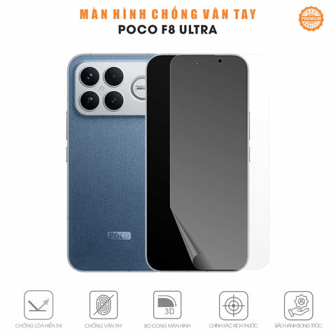 Miếng Dán Màn Hình Chống Vân Tay Poco F8 Ultra
