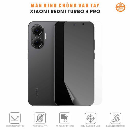 Miếng Dán Màn Hình Chống Vân Tay Redmi Turbo 4 Pro