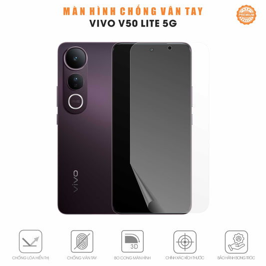 Miếng Dán Màn Hình Chống Vân Tay Vivo V50 Lite 5G
