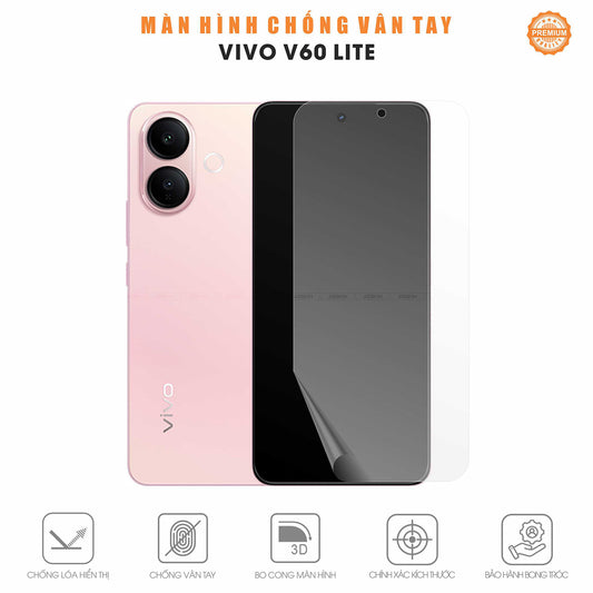Miếng Dán Màn Hình Chống Vân Tay Vivo V60 Lite 5G