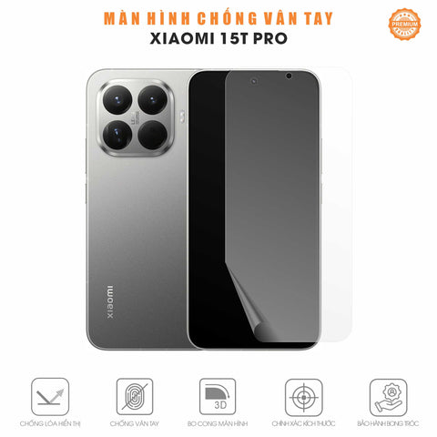 Miếng Dán Màn Hình Chống Vân Tay Xiaomi 15 | Pro | Ultra | 15T | 15T Pro