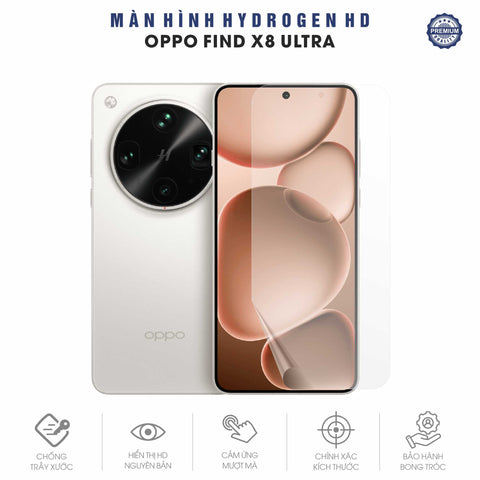 Miếng Dán Màn Hình Hydrogen HD Oppo Find X8 Ultra