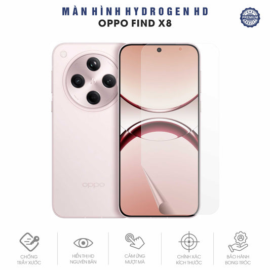 Miếng Dán Màn Hình Hydrogen HD Oppo Find X8