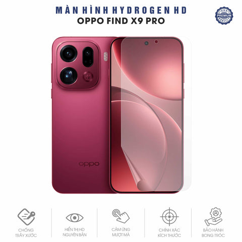 Miếng Dán Màn Hình Hydrogen HD Oppo Find X9 Pro