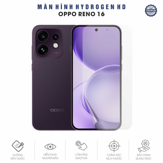 Miếng Dán Màn Hình Hydrogen HD Oppo Reno16
