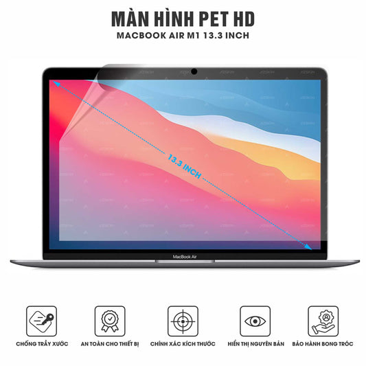 Miếng Dán Màn Hình Macbook Air M1 PET HD