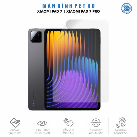 Miếng Dán Màn Hình Xiaomi Pad 7 | Pro PET HD