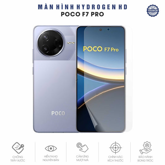 Miếng Dán Màn Hình Hydrogen HD Poco F7 Pro