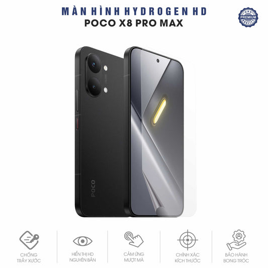 Miếng Dán Màn Hình Hydrogen HD POCO X8 Pro Max