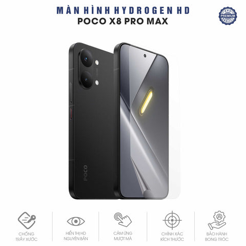 Miếng Dán Màn Hình Hydrogen HD POCO X8 Pro Max