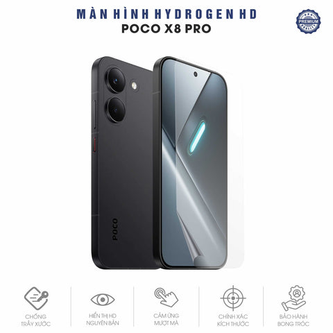 Miếng Dán Màn Hình Hydrogen HD POCO X8 Pro