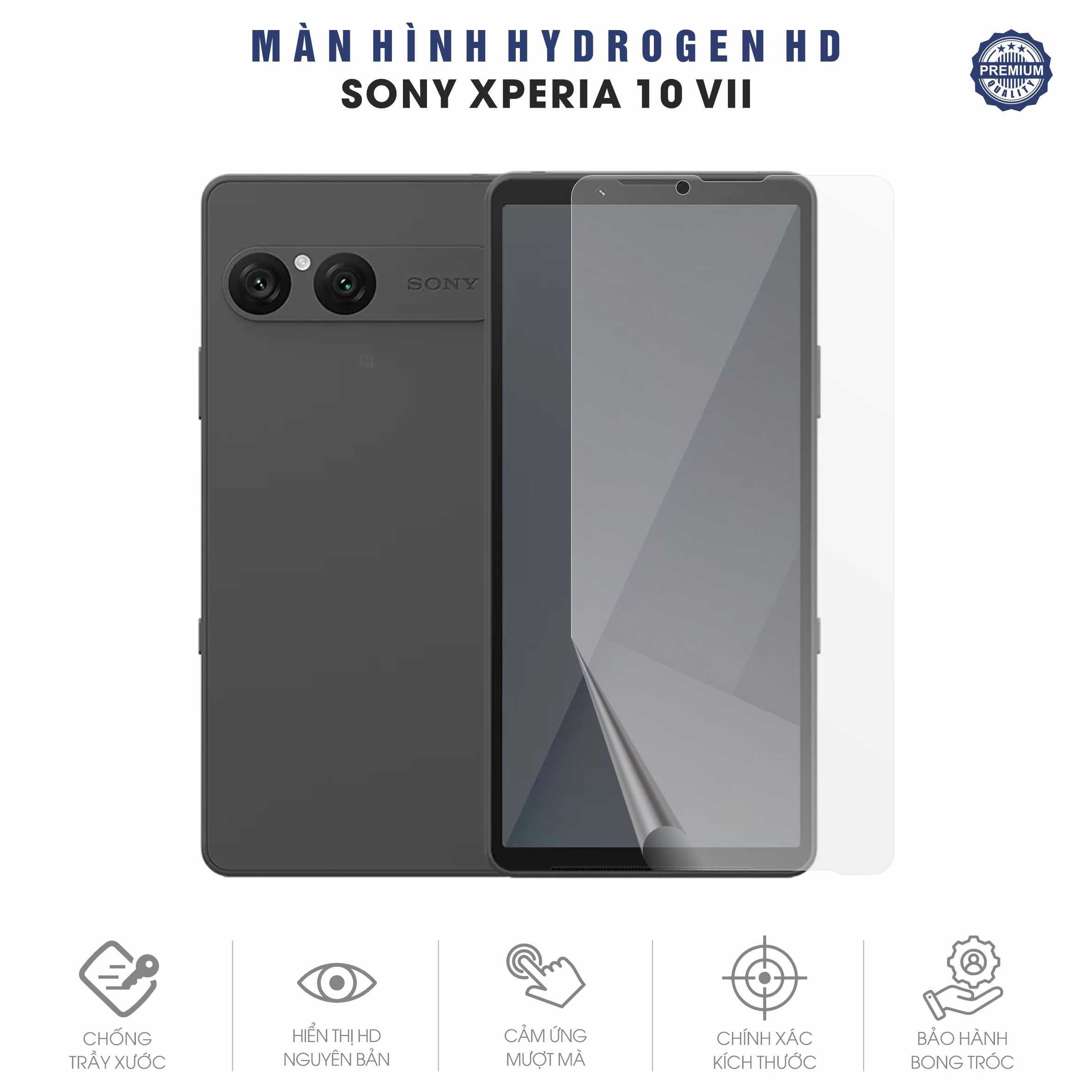 Miếng Dán Màn Hình Hydrogen HD Sony Xperia 10 VII