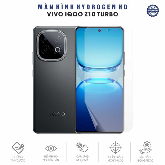 Miếng Dán Màn Hình Hydrogen HD Vivo iQOO Z10 Turbo | Pro | Plus