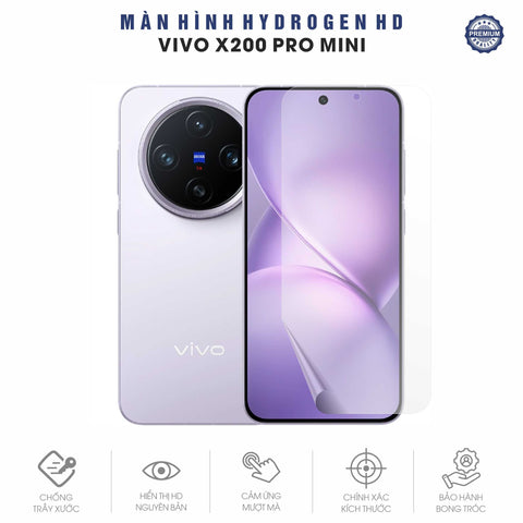Miếng Dán Màn Hình Hydrogen HD Vivo X200 | Pro | Pro Mini | Ultra