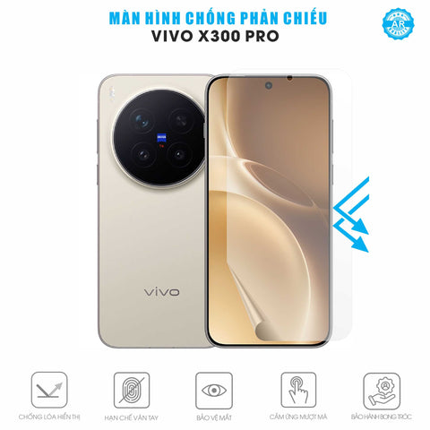 Miếng Dán Màn Hình Chống Phản Chiếu Vivo X300 | Pro | Ultra AR UV