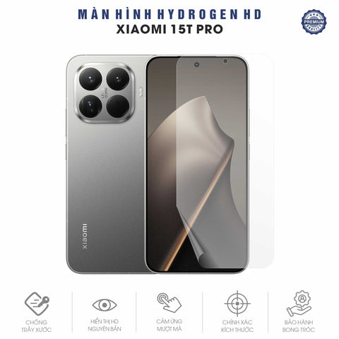 Miếng Dán Màn Hình Hydrogen HD Xiaomi 15 | Pro | Ultra | 15T | 15T Pro