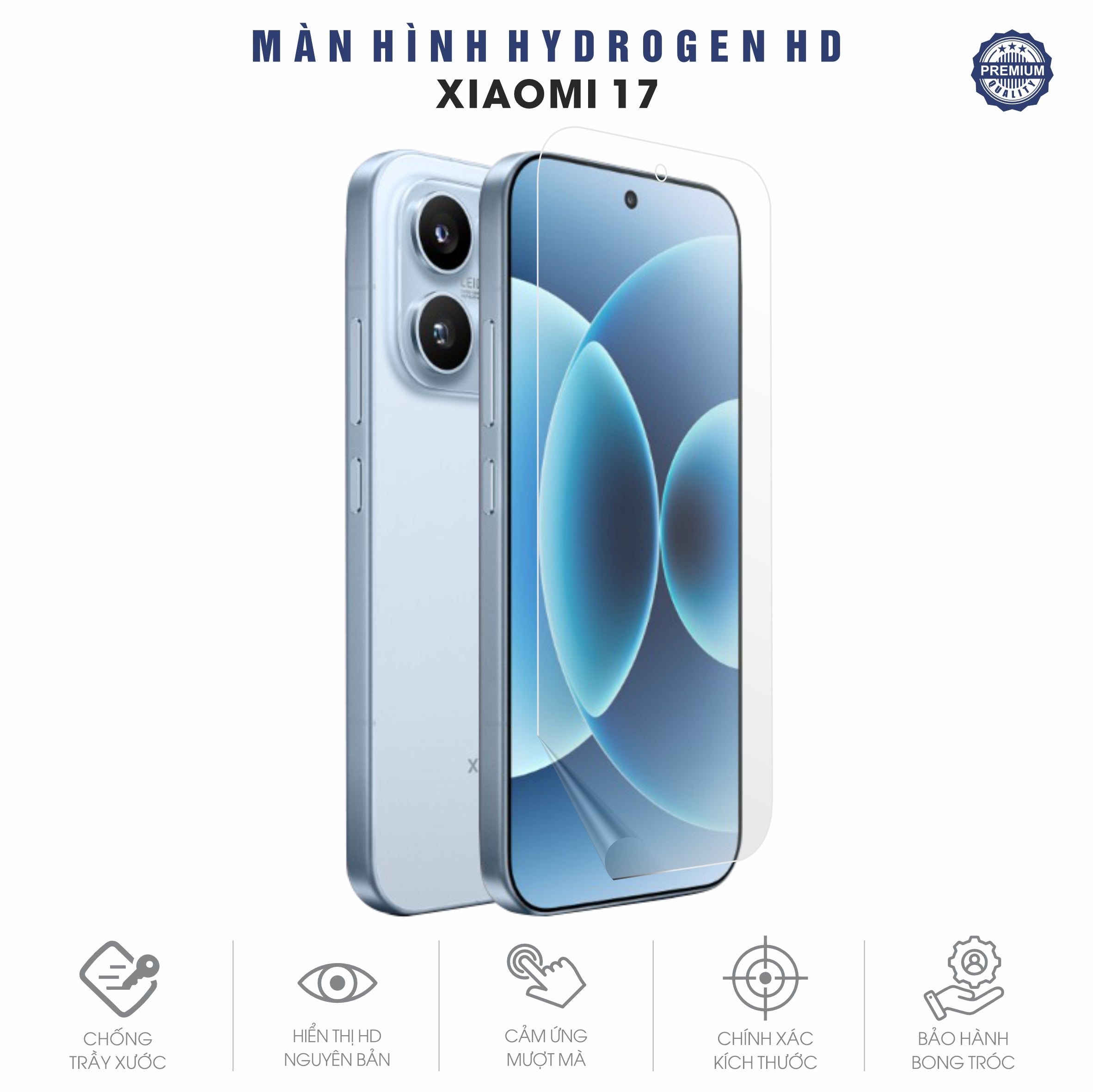 Miếng Dán Màn Hình Hydrogen HD Xiaomi 17