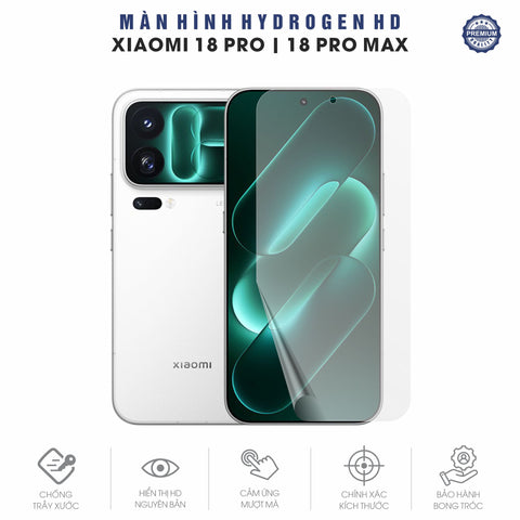 Miếng Dán Màn Hình Hydrogen HD Xiaomi 18 Pro | Pro Max