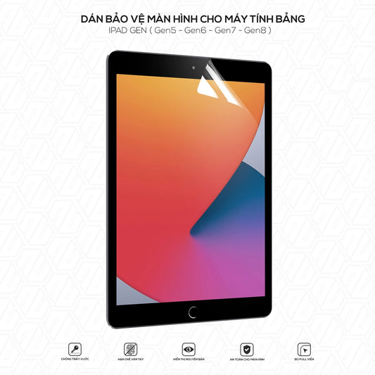 Miếng Dán Màn Hình IPad Gen 5/6/7/8