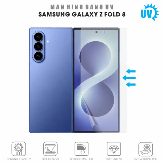 Miếng Dán Màn Hình Nano UV Samsung Galaxy Z Fold 8