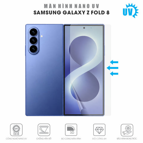 Miếng Dán Màn Hình Nano UV Samsung Galaxy Z Fold 8