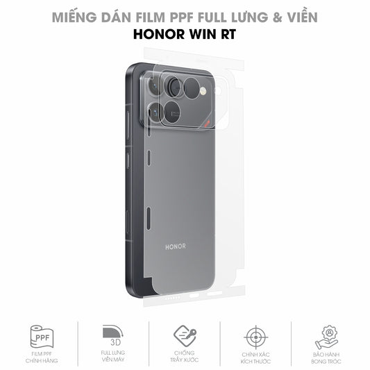Miếng Dán PPF Honor Win RT Mặt Lưng Full Viền